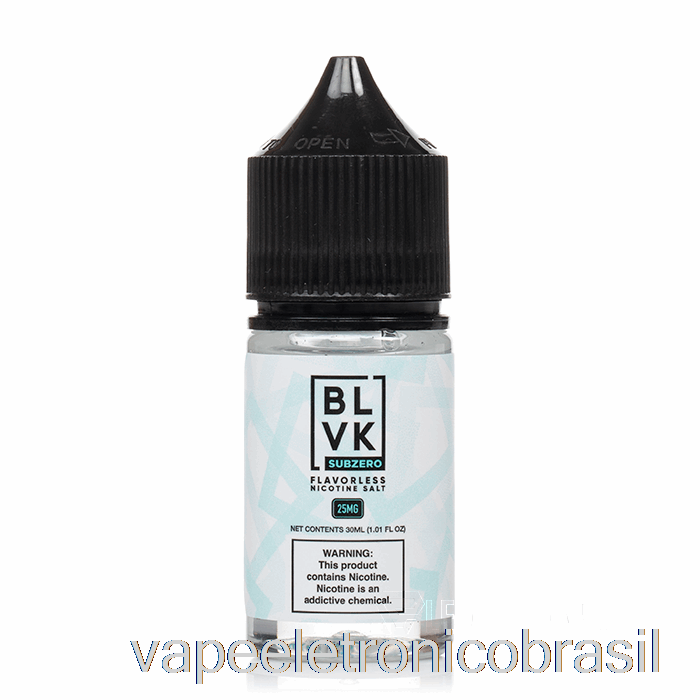 Vape Eletrônico Sub Zero - Sais Blvk - 30ml 50mg